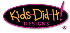 The Kids-Did-It! Designs® logo.