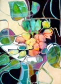 Flower Vase No 4 by Artist Michelle Abrams