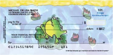 Frog check Illustrated by kids Elyse Bobczynski Age 5