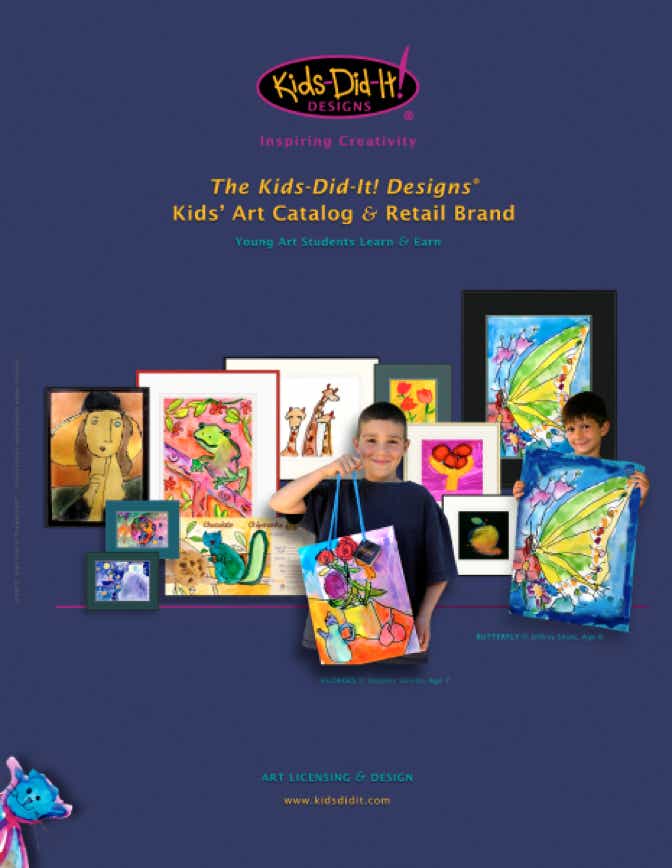 The Kids-Did-It! Designs® Kid's Art Collection Catalog Cover 